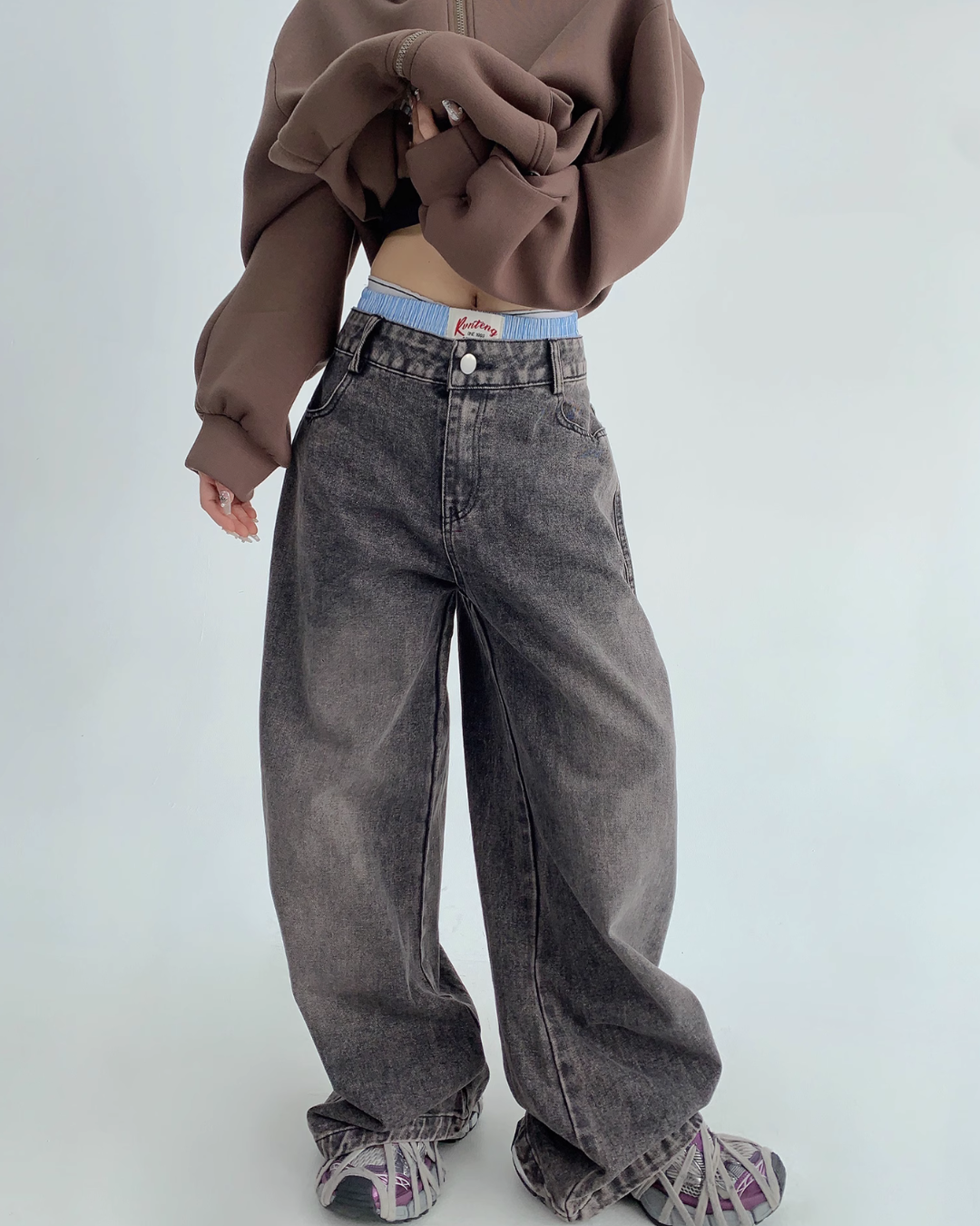 Wide Denim Pants YLS0491