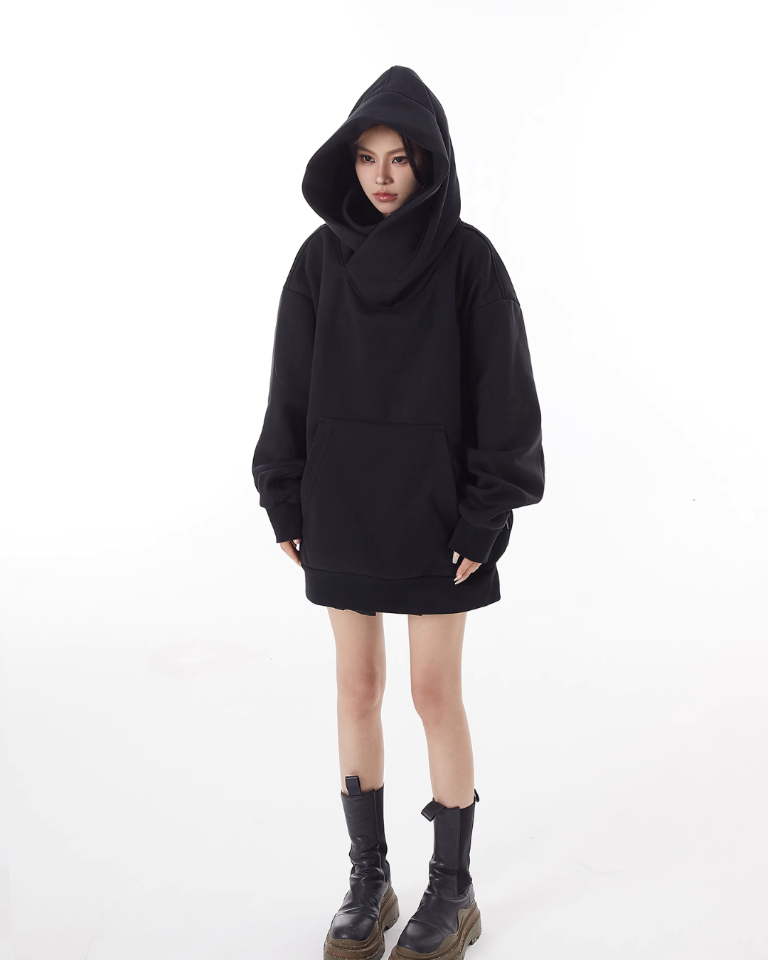Turtleneck Sweat Hoodie HGX0001