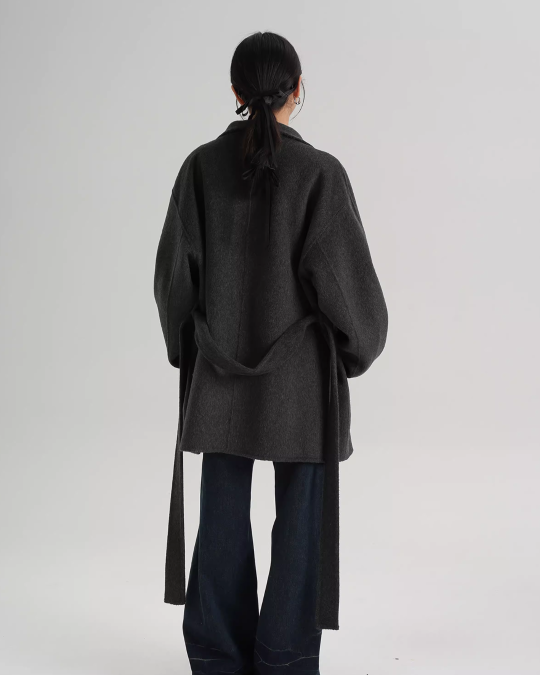 Stand Collar Mid-Length Coat SRS0355