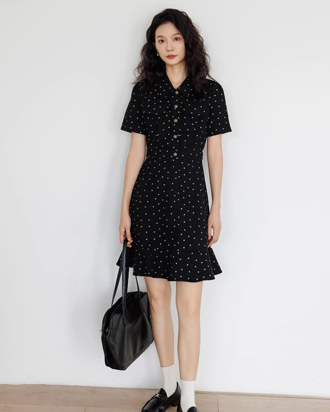 Small Flower Frill Dress VAS0002