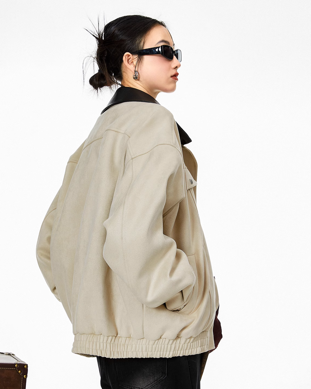 Contrast Color Pocket Jacket ICM0068