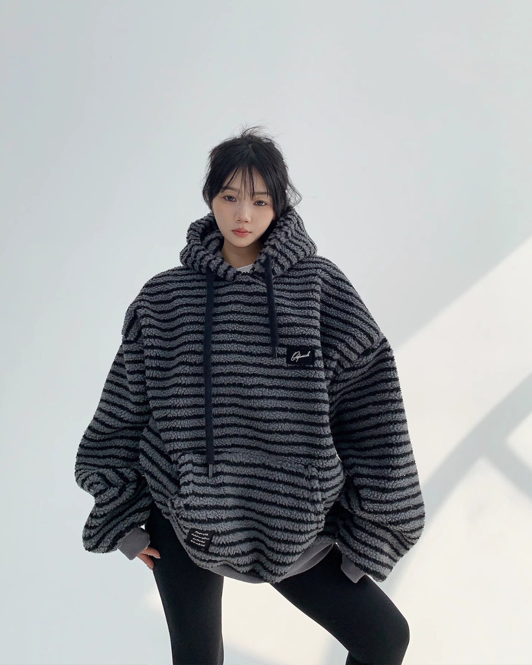 Border Pullover Hoodie YLS0635