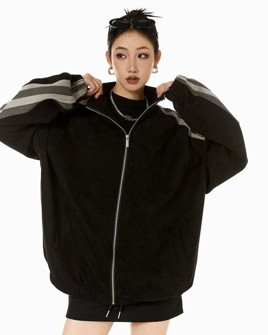 Sleeve Line Track Jacket ICM0006