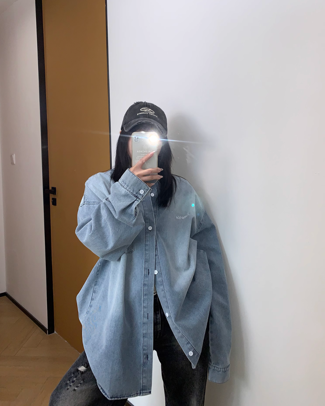 Retro Loose Denim Shirt YLS0826