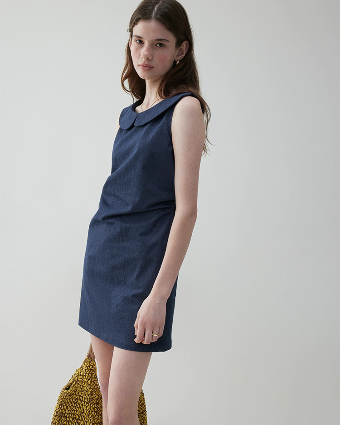 Round Collar Sleeveless Dress VOE0003