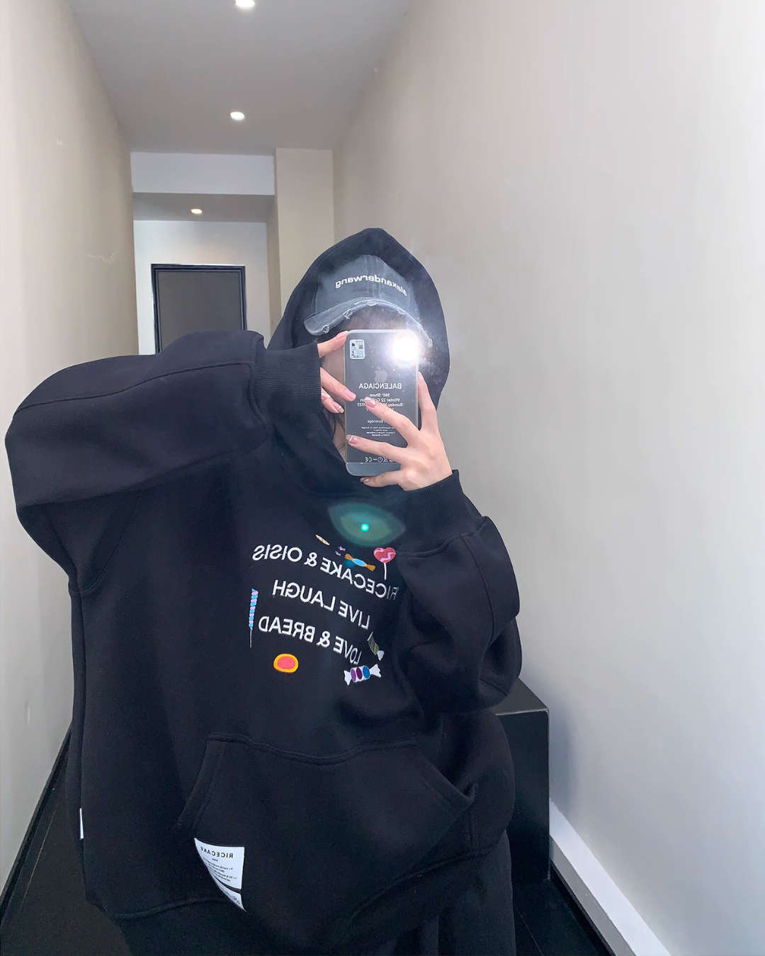 Sweets Embroidery Pullover Hoodie YLS0608
