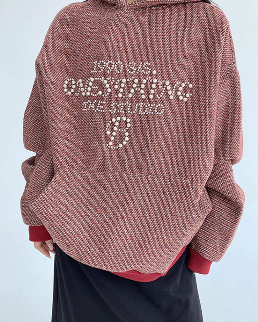 Pearl Logo Loose Hoodie YLS0955
