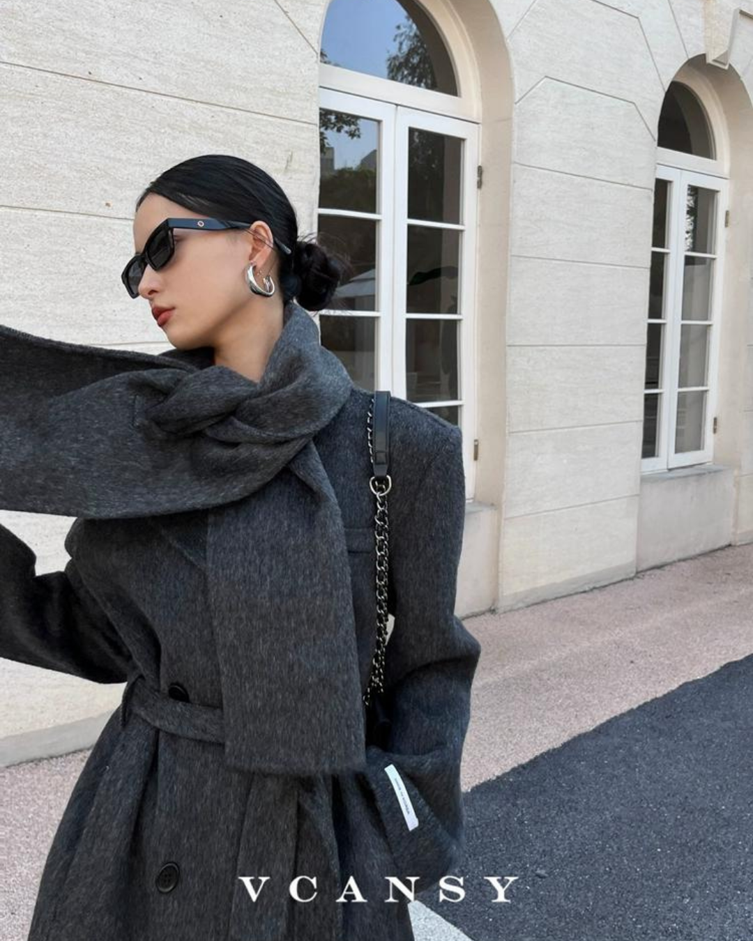 Faux Two-Piece Luxury Coat VCY0033