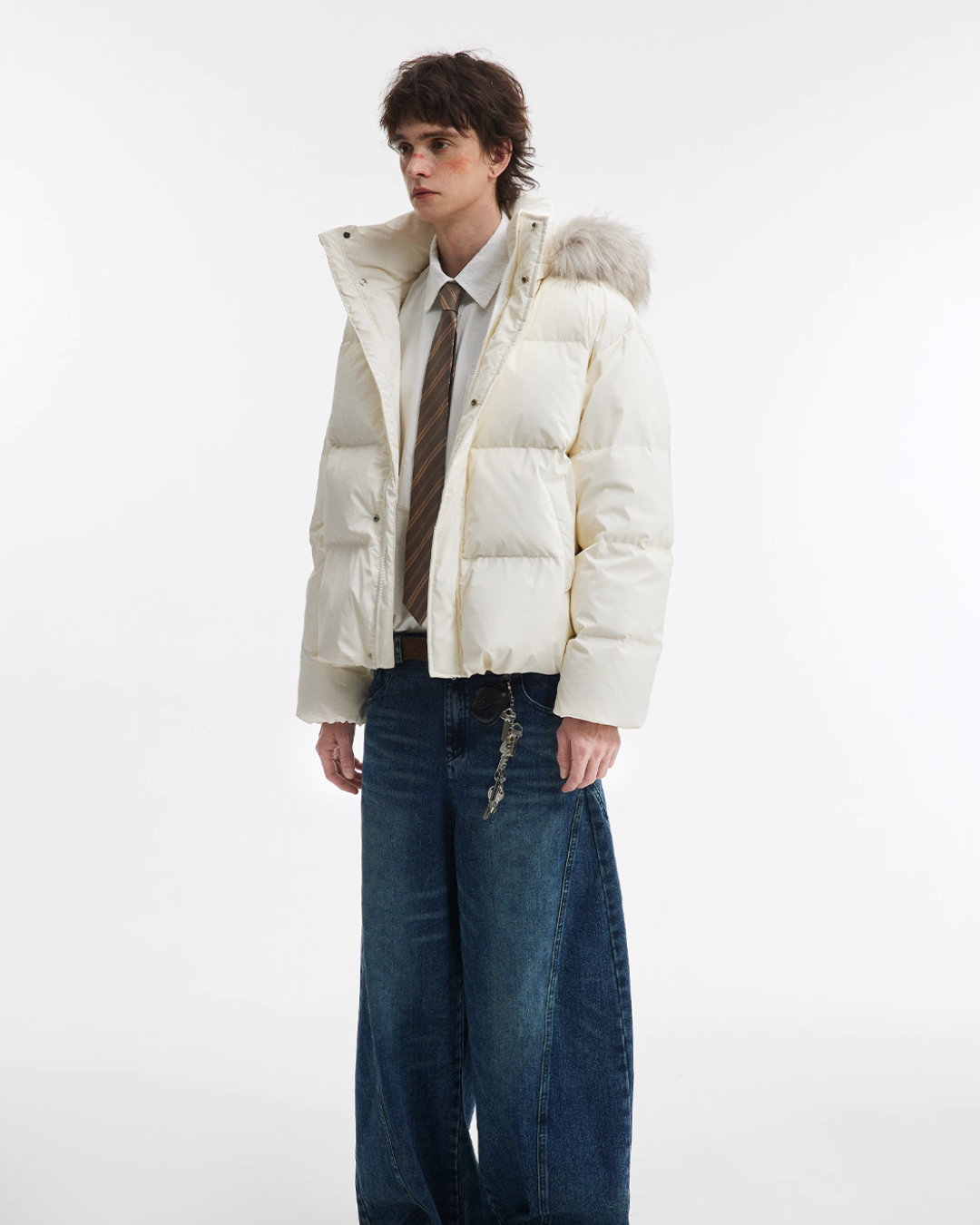 Hood Fur Down Jacket NDC0004