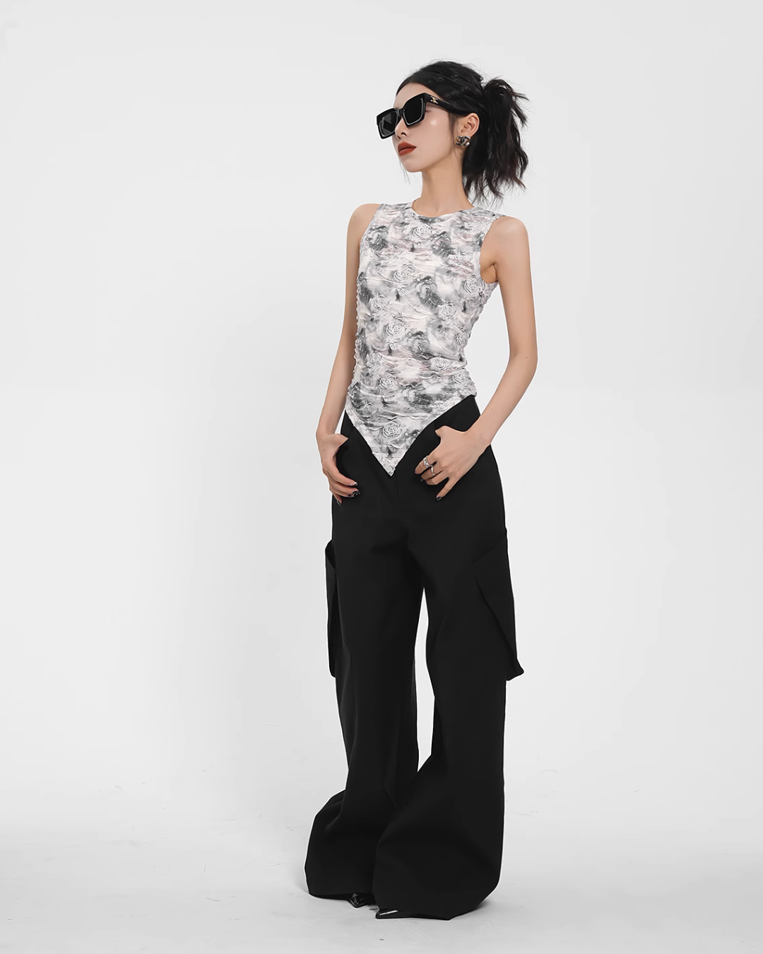 Wide Cargo Pants SRS0297