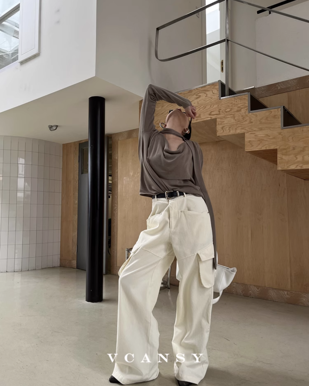 American Street Drape Cargo Pants VCY0057