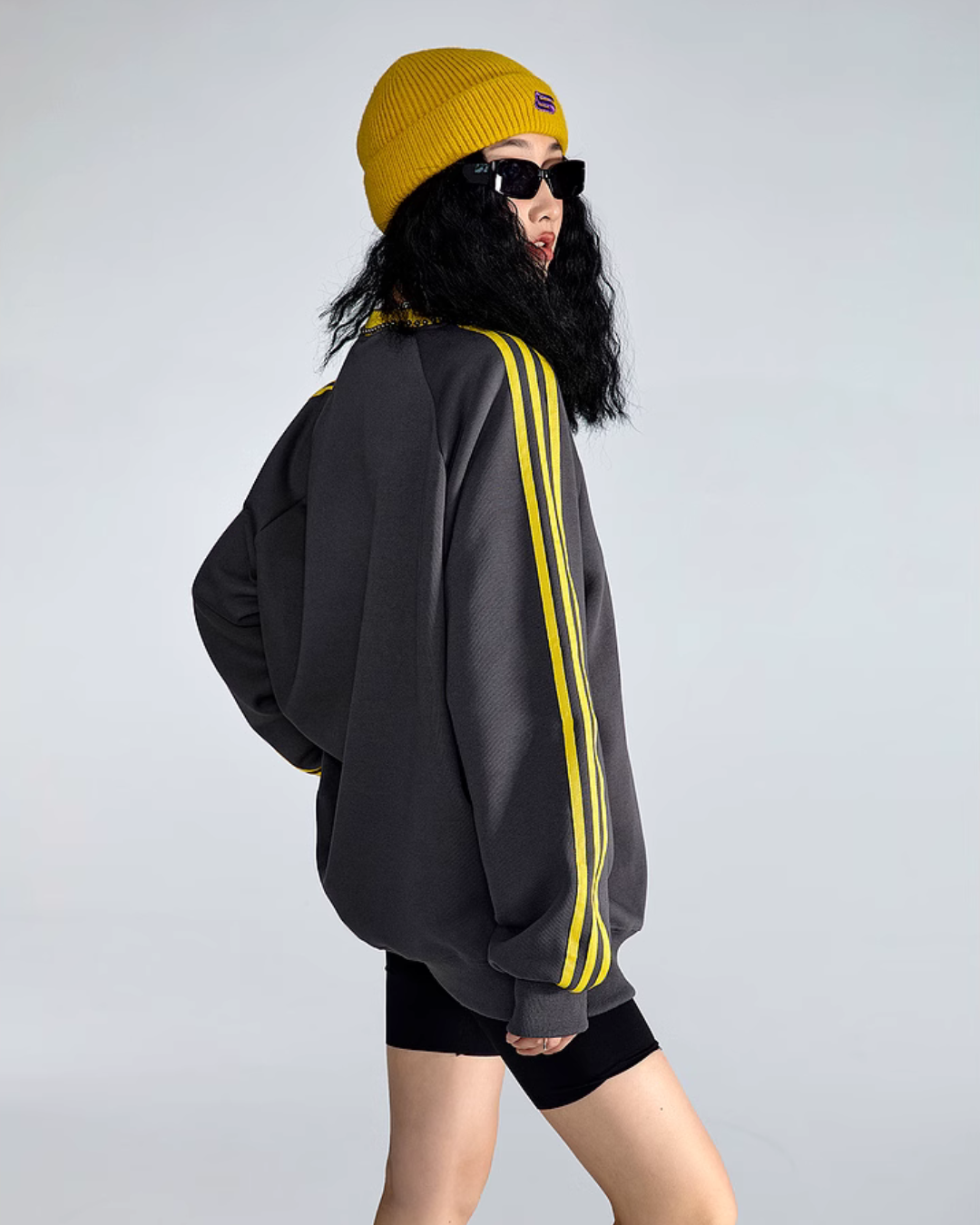 Vintage Striped Crew Neck Tops ICM0058