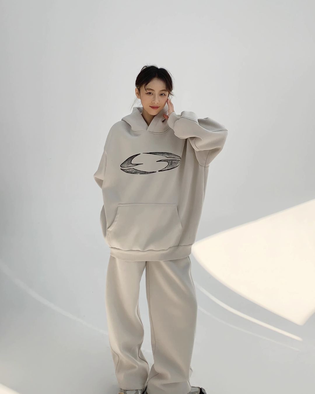 Retro Loose Sweat Hoodie / Sweat Pants YLS0012