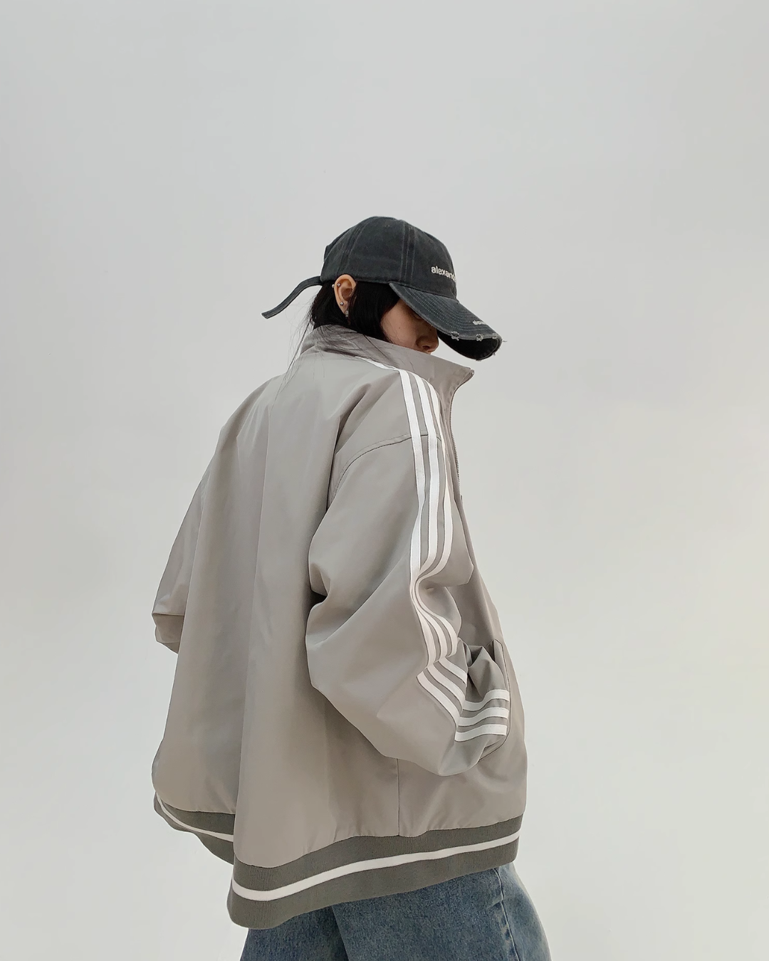 Stand Collar Line Jacket YLS0831