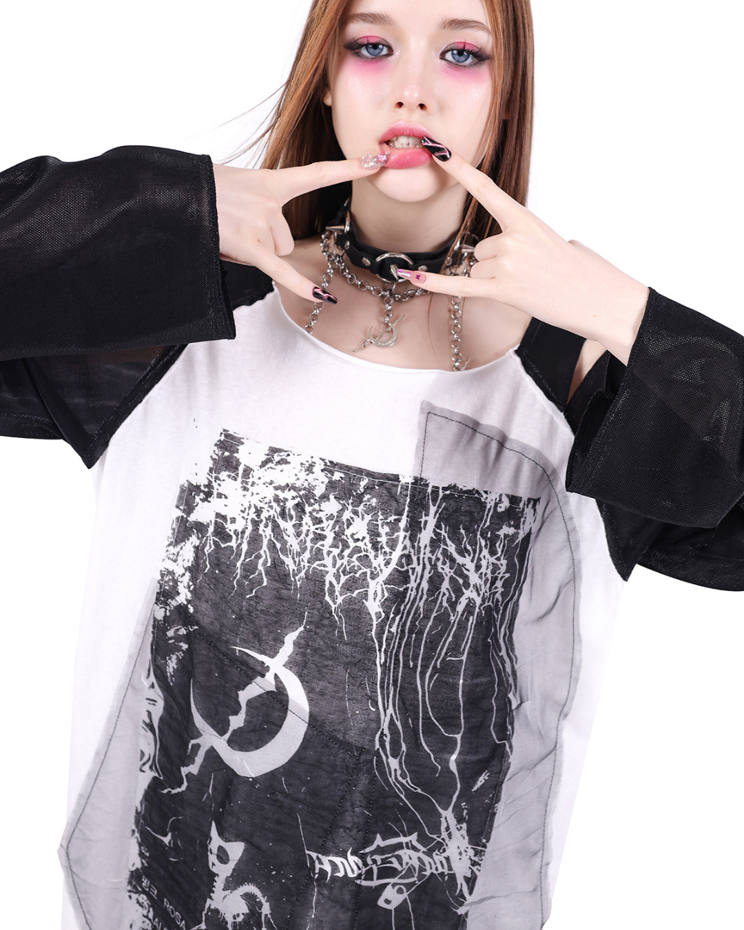 Lock Stitched Off-Shoulder T-Shirt PPK0106
