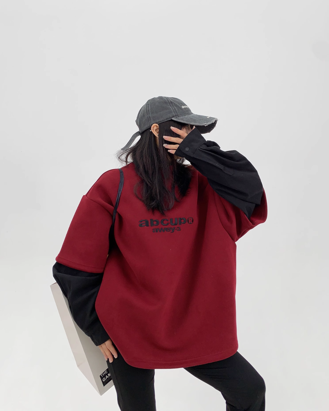 Logo High Neck Sweat Tops YLS0834