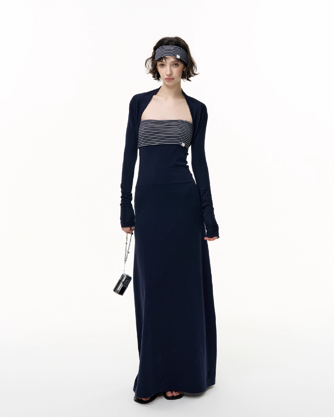 Elegant Fit Long Bodycon Dress / Cardigan / Tops SHE0008