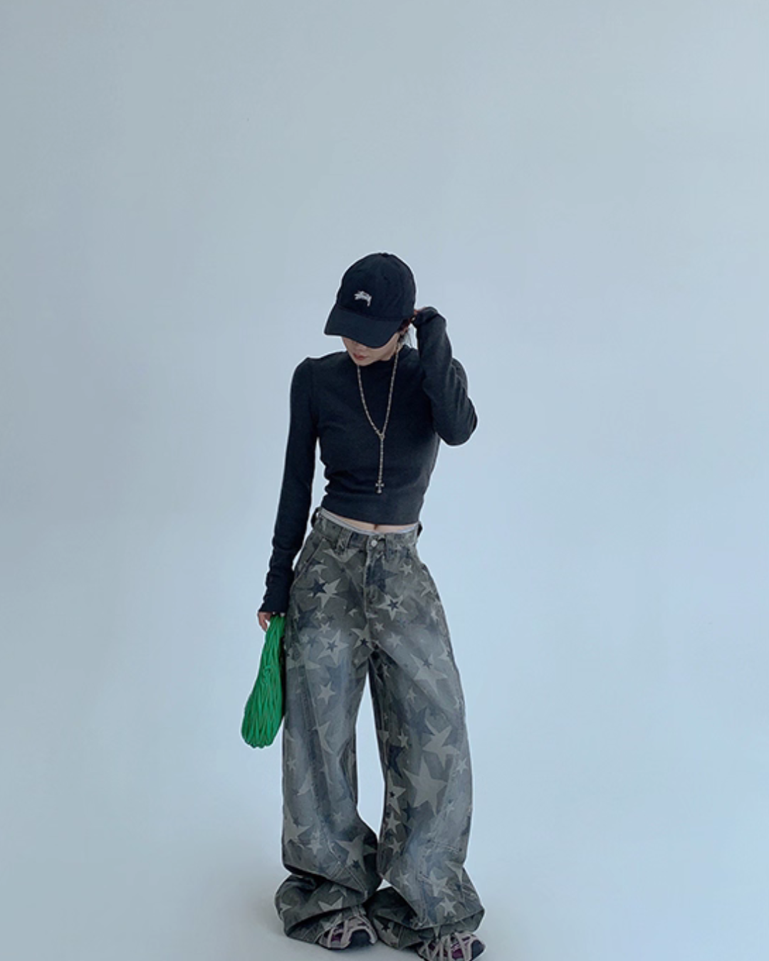 Star Vintage Wide Denim Pants YLS0925