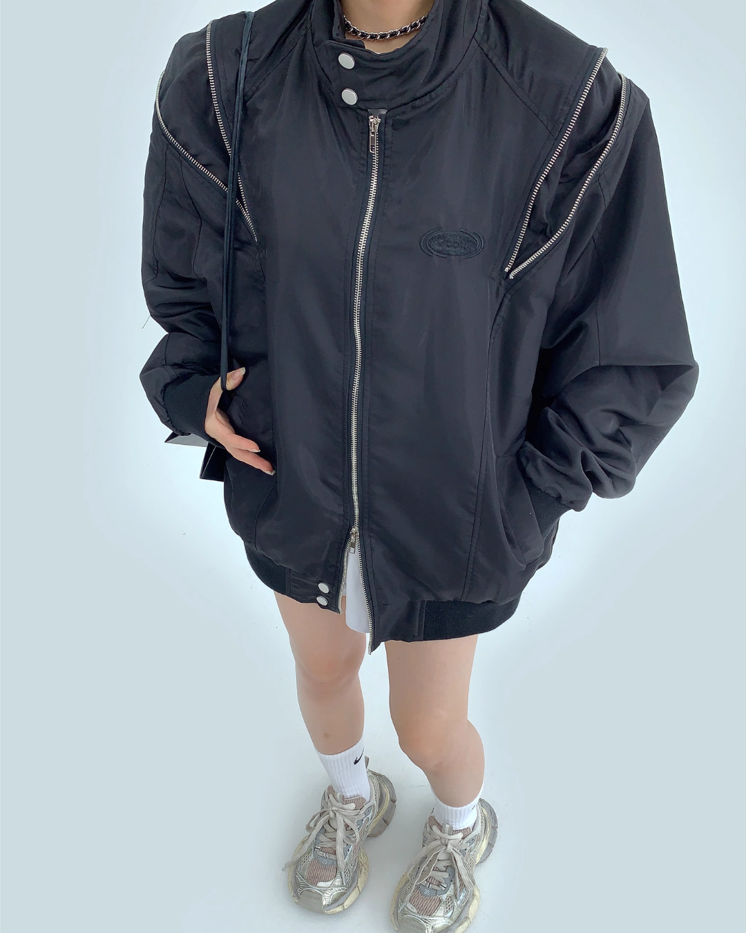 Loose Fit Twill Jacket YLS0419
