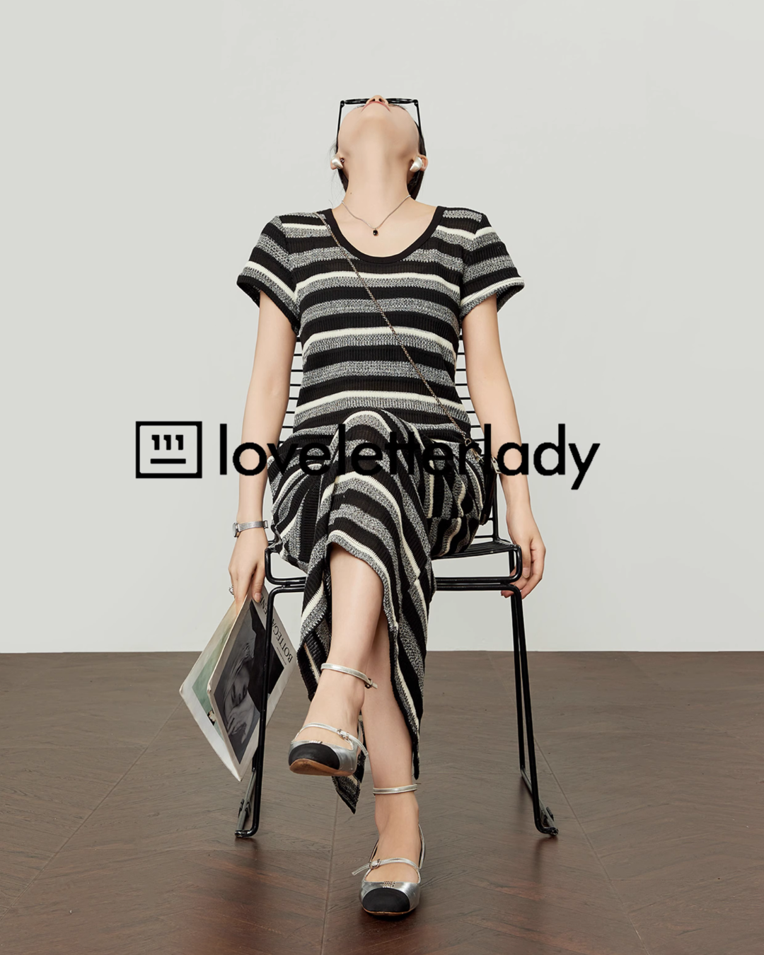 Border Tight Long Dress LLA0422