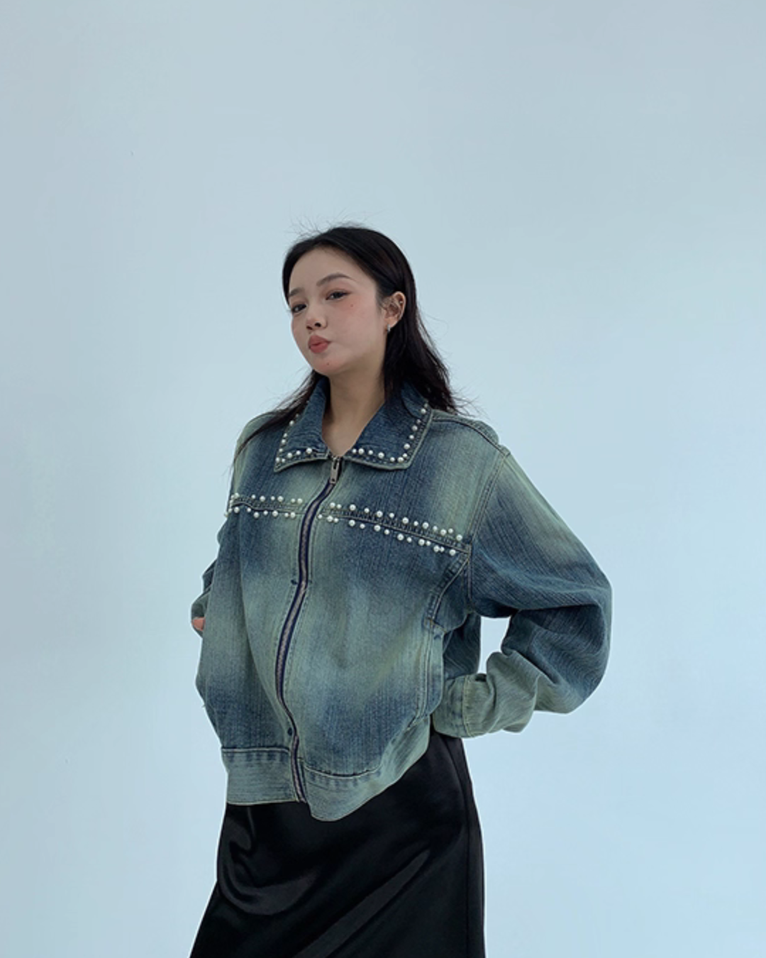 Vintage Short Denim Jacket YLS0898