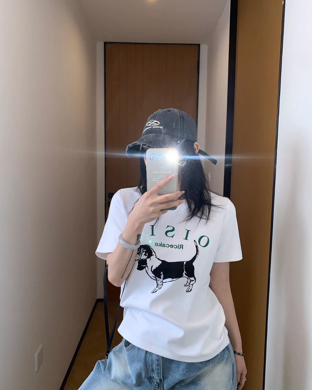 Dog Print Cotton Short Sleeve T-Shirt YLS0819
