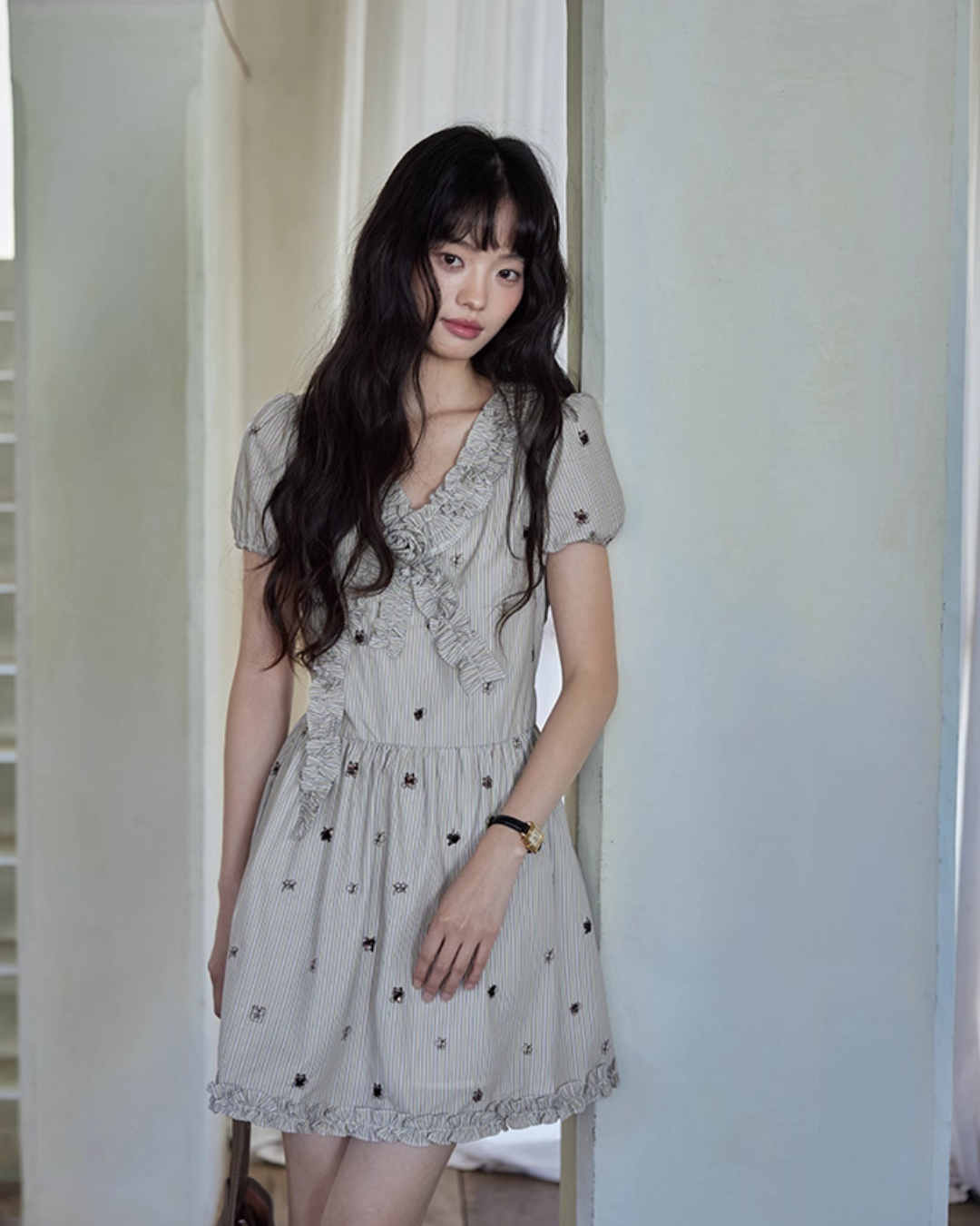 Rose Motif Girly Dress SMS0018