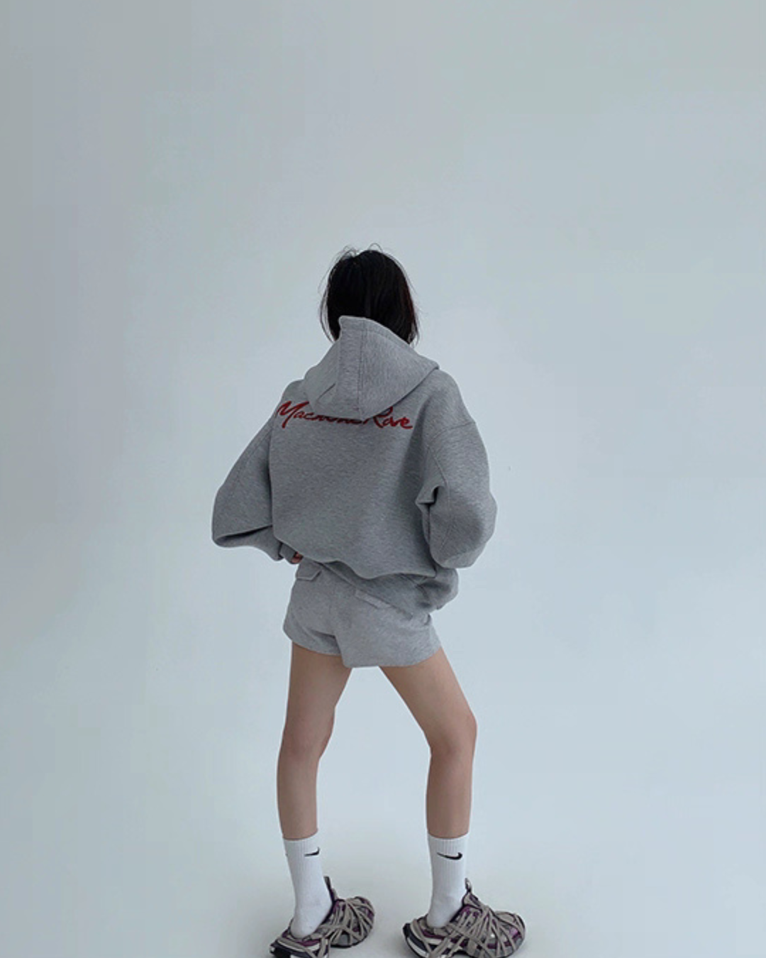 Back Logo Sweat Hood Jacket YLS0908