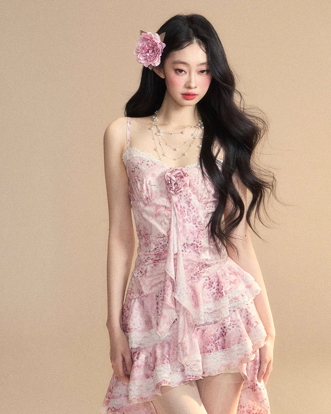 French Lace Slip Dress LAS0020