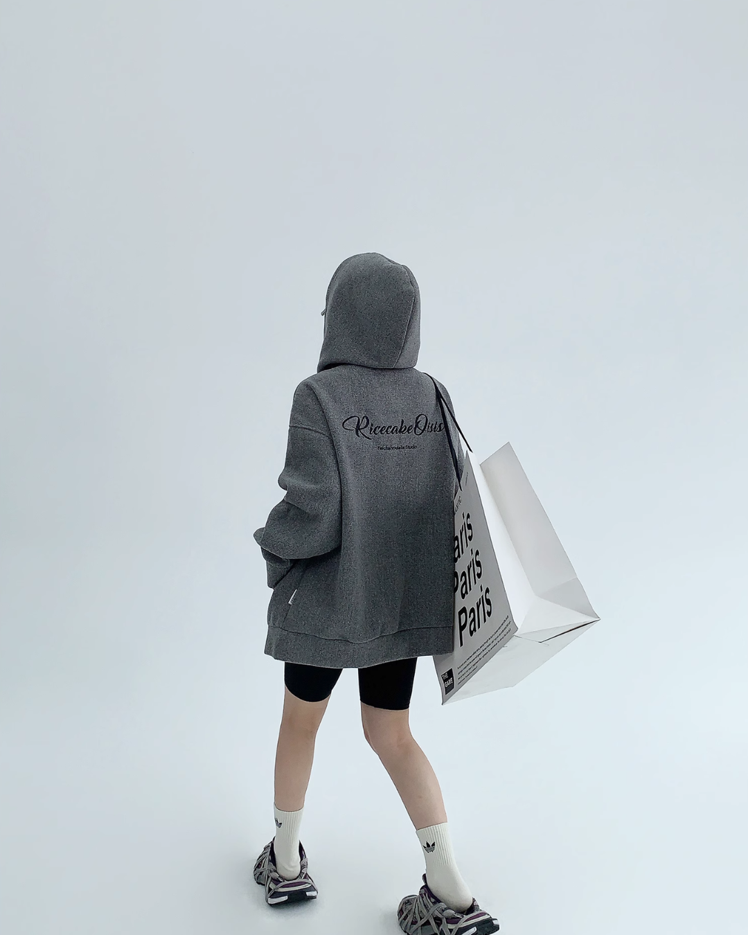Double Zipper Logo Hoodie YLS0350