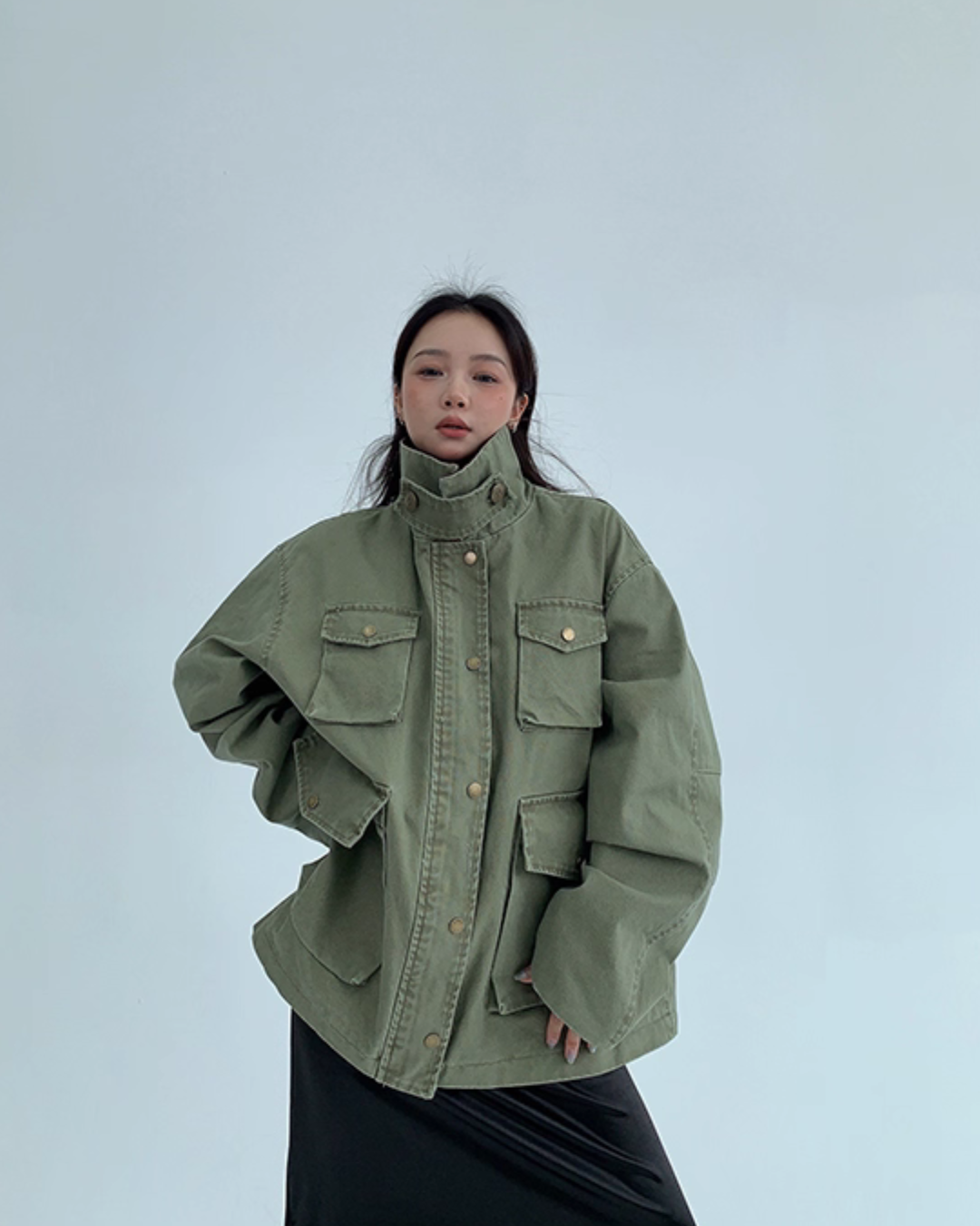 Oversized Military Jacket YLS0911