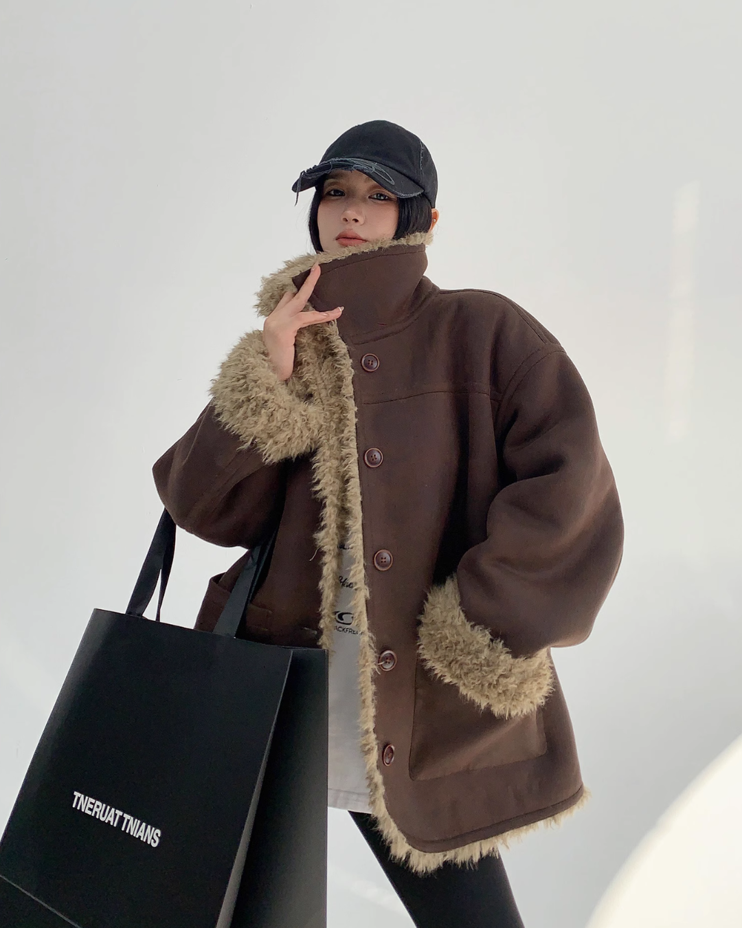 Maillard Fur Mouton Jacket YLS0686