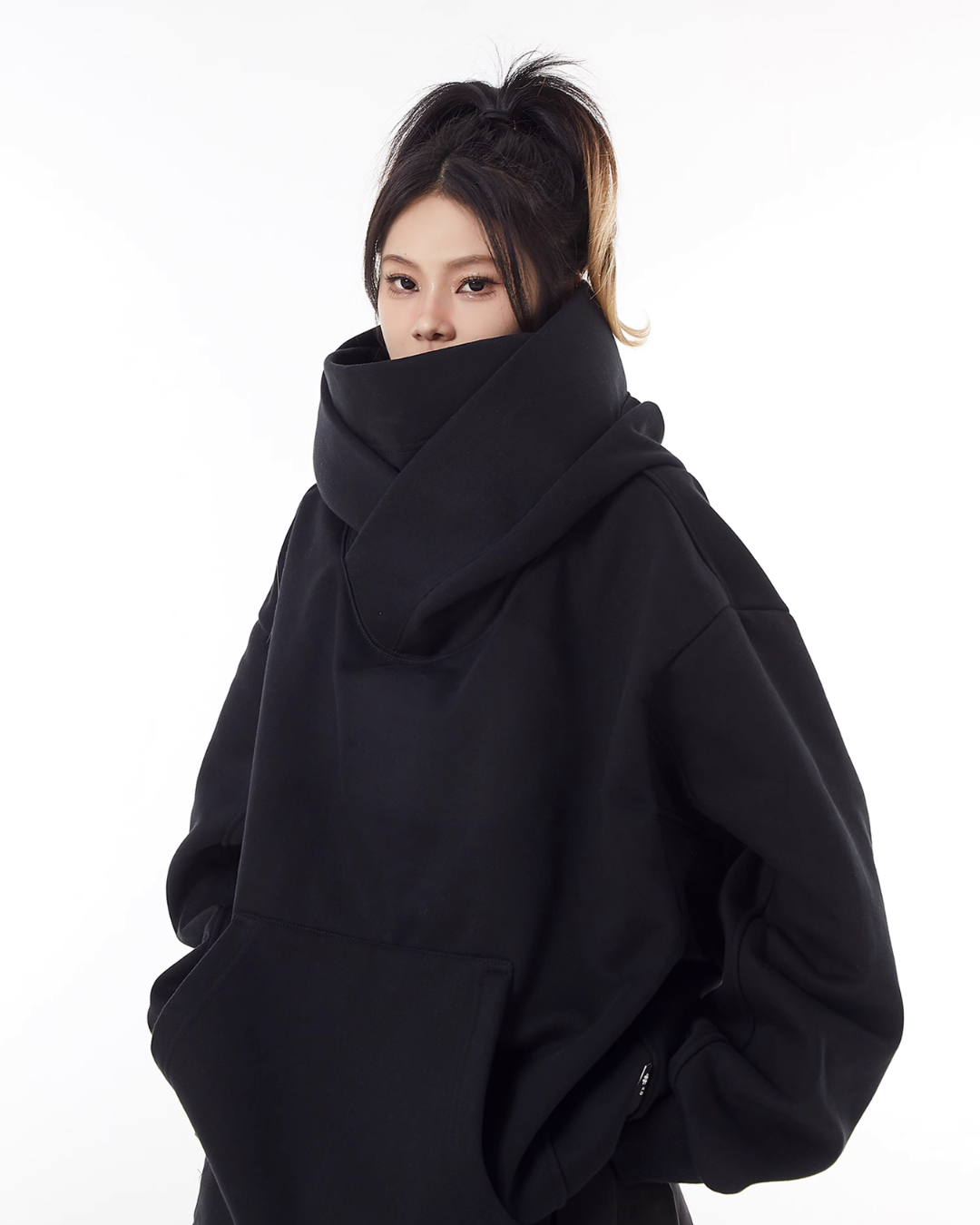Turtleneck Sweat Hoodie HGX0001