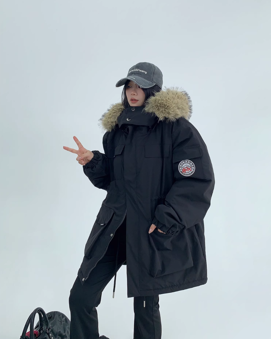 Fur Hood Mod Coat YLS0691