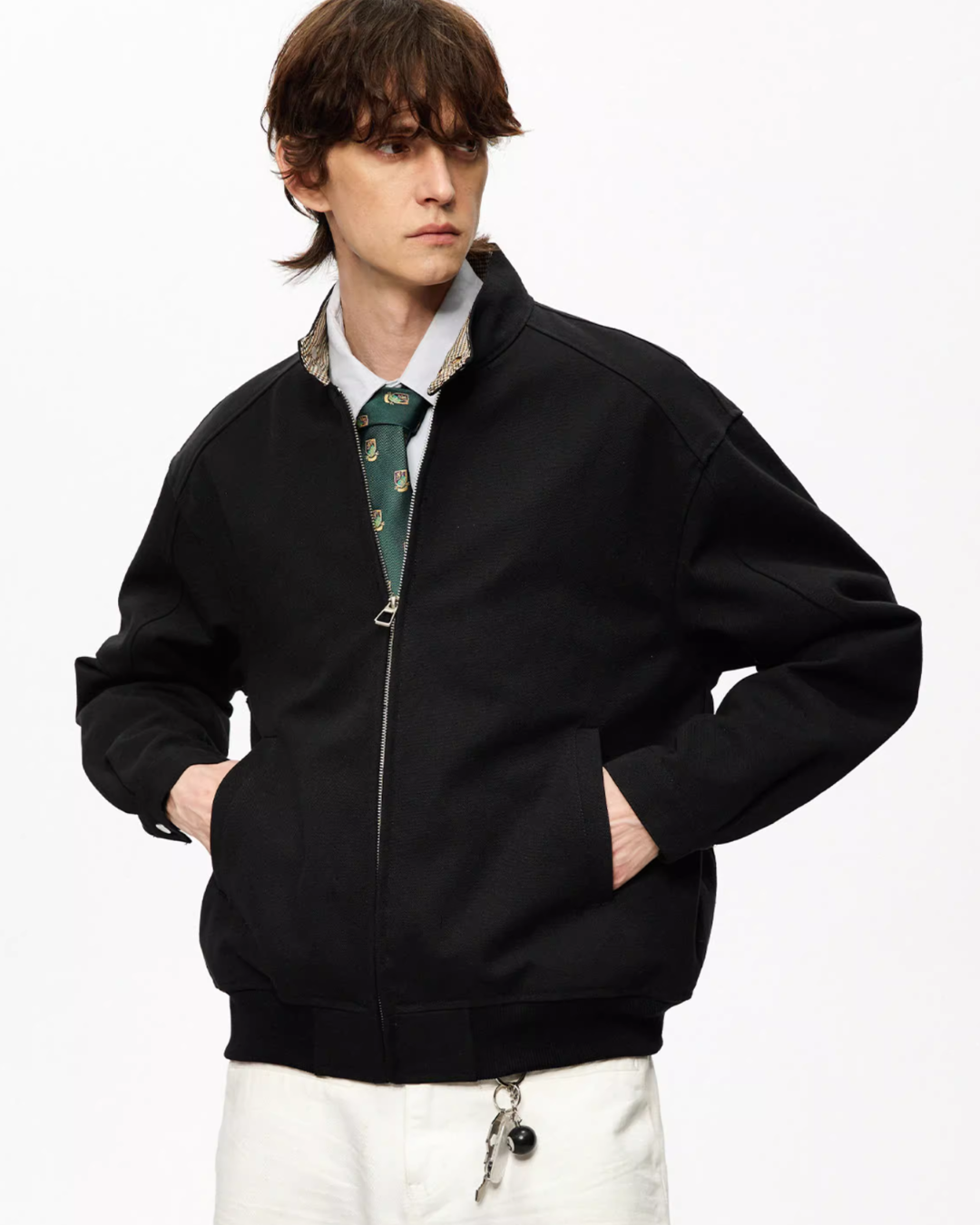 Stand Collar Basic Jacket NDC0009