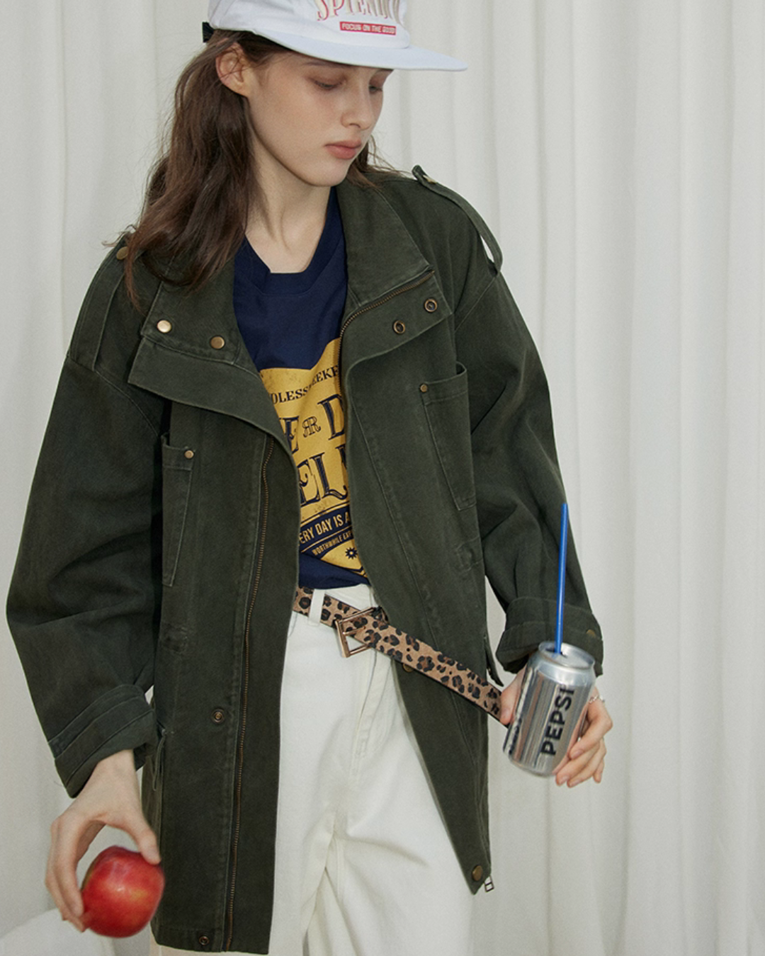Stand Collar Dolman Mods Jacket RLZ0016