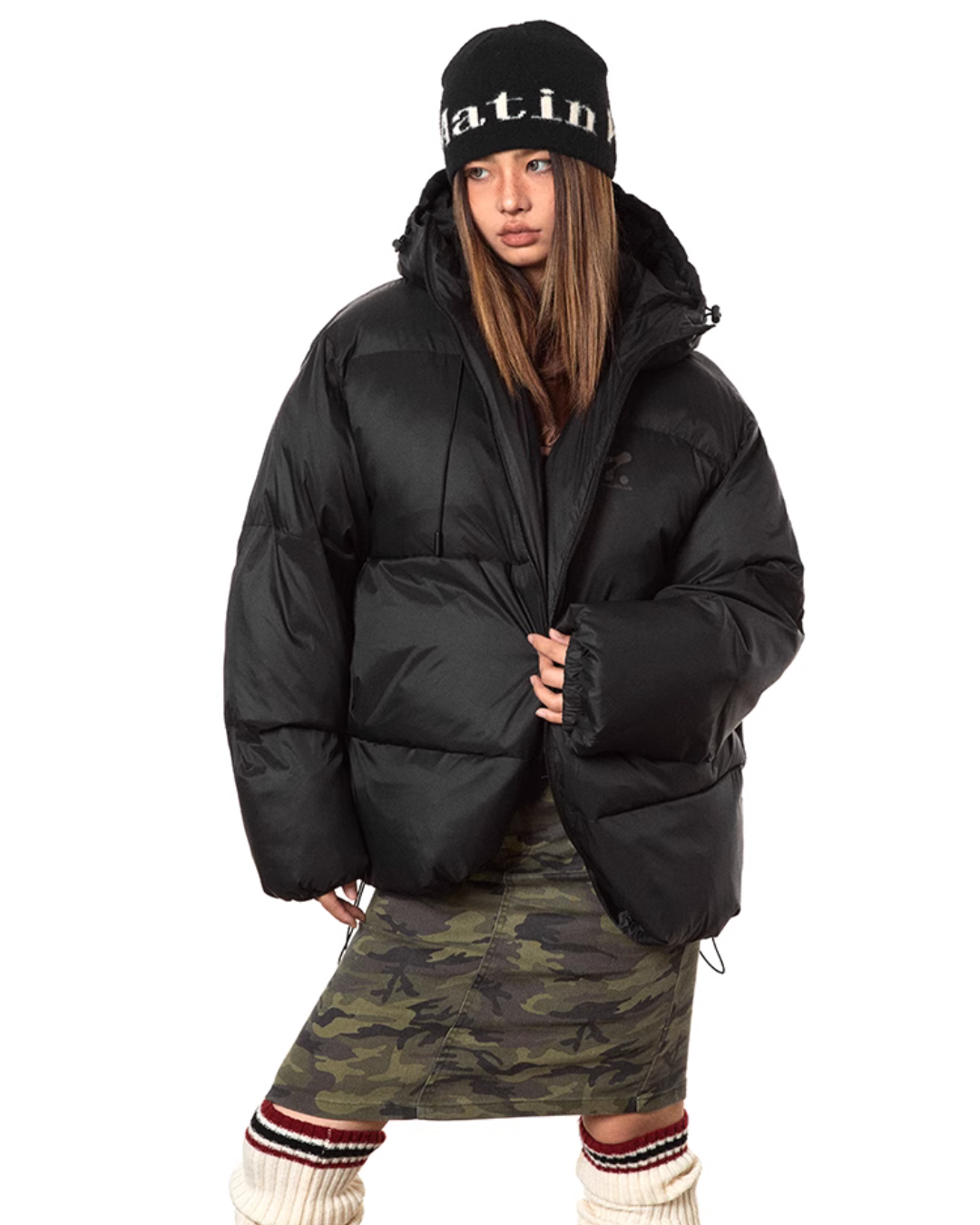 Hooded Padded Down Jacket BLB0017