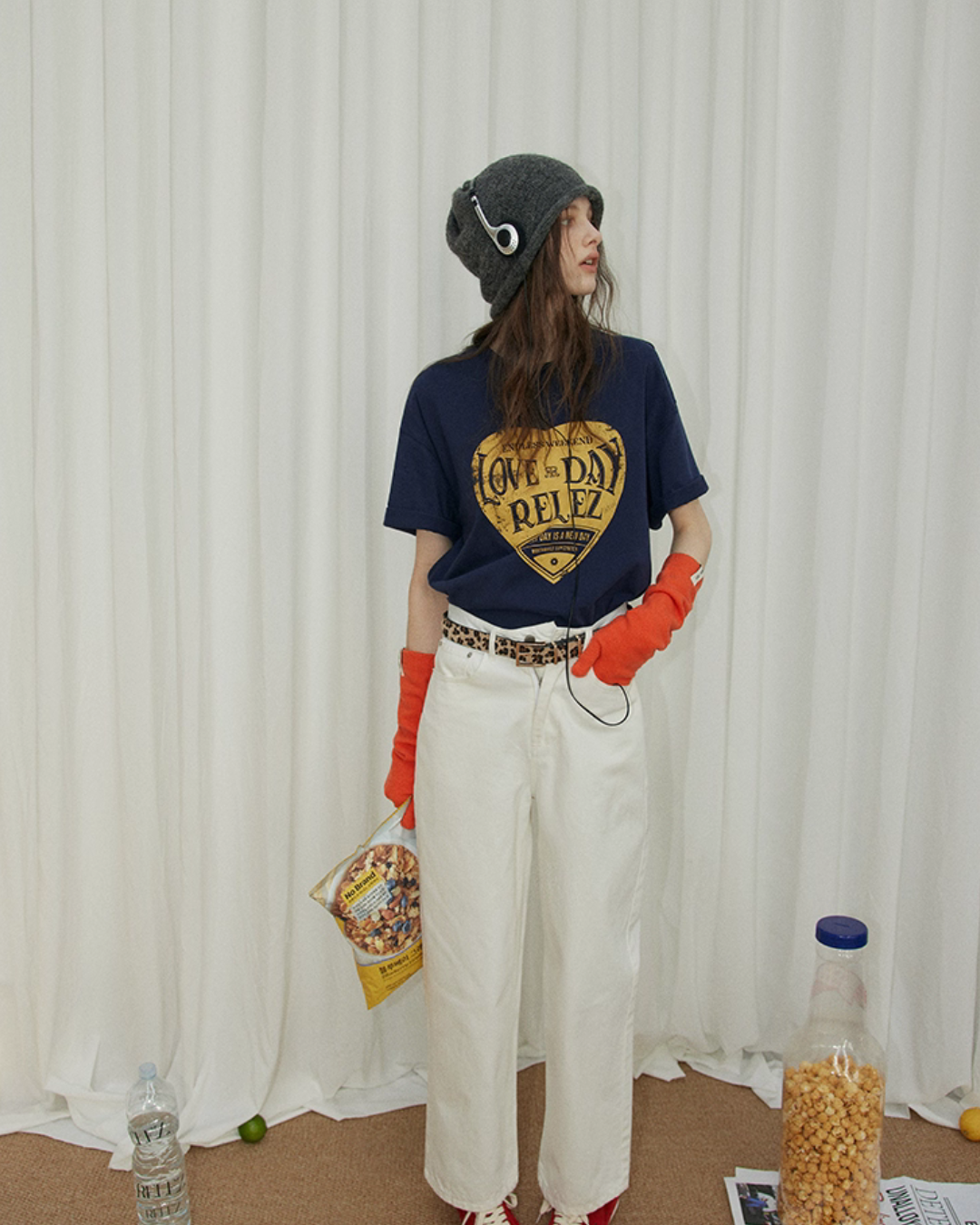 Vintage Letter Print T-Shirt RLZ0011
