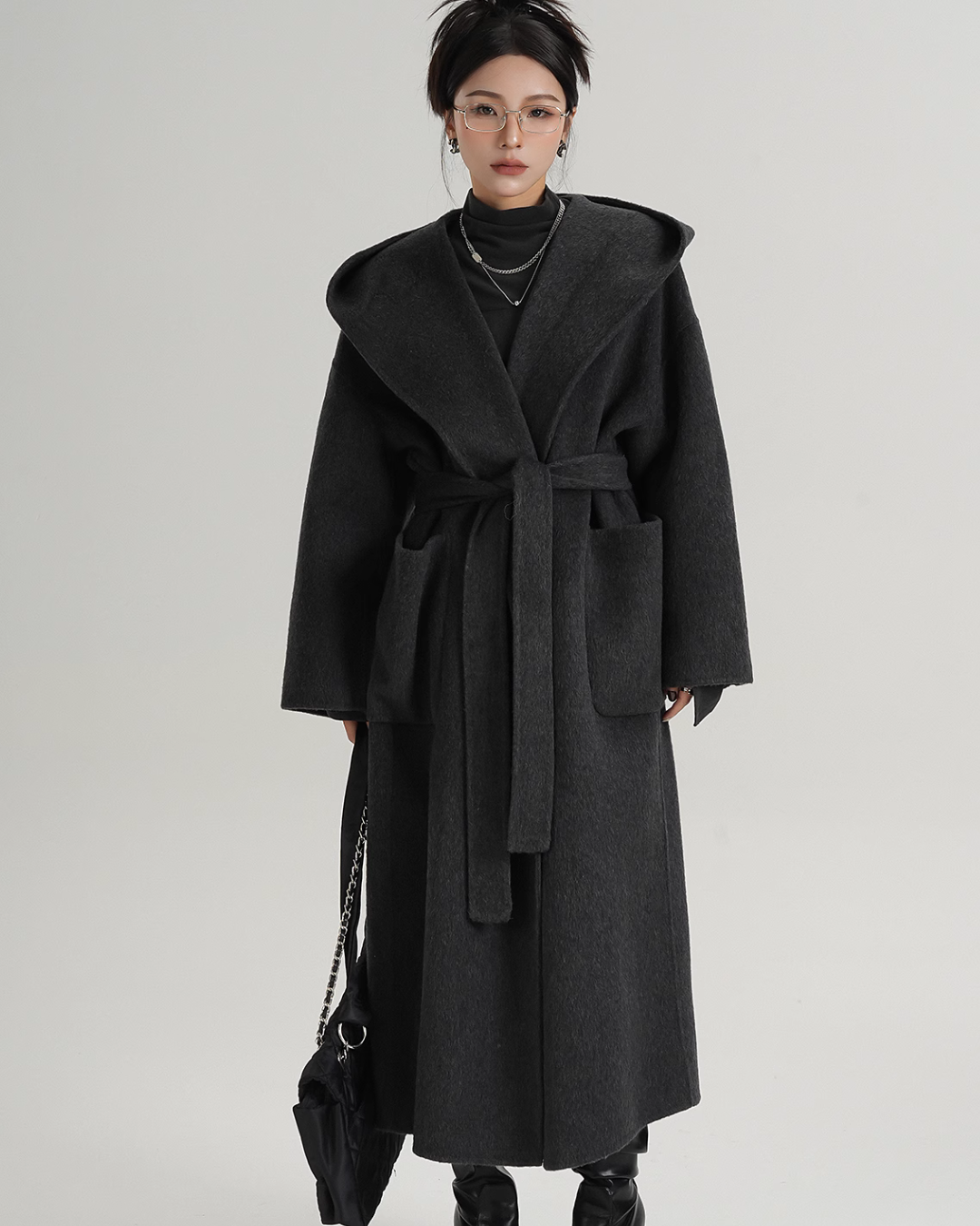 Belt Design Classic Long Coat SRS0318