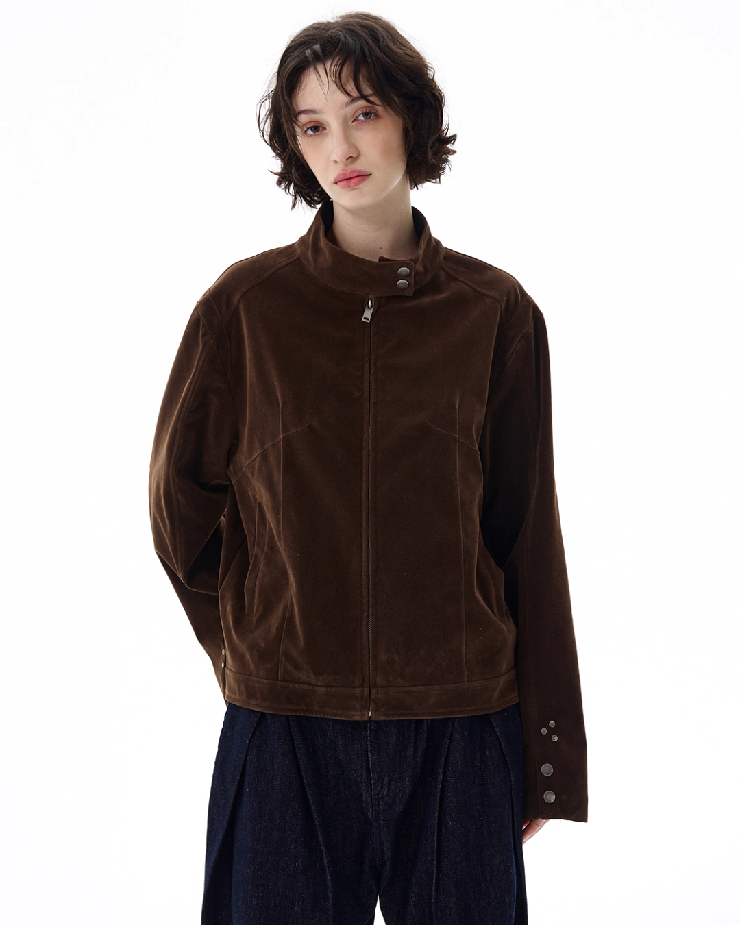 Stand Collar Zip Jacket WLS0003