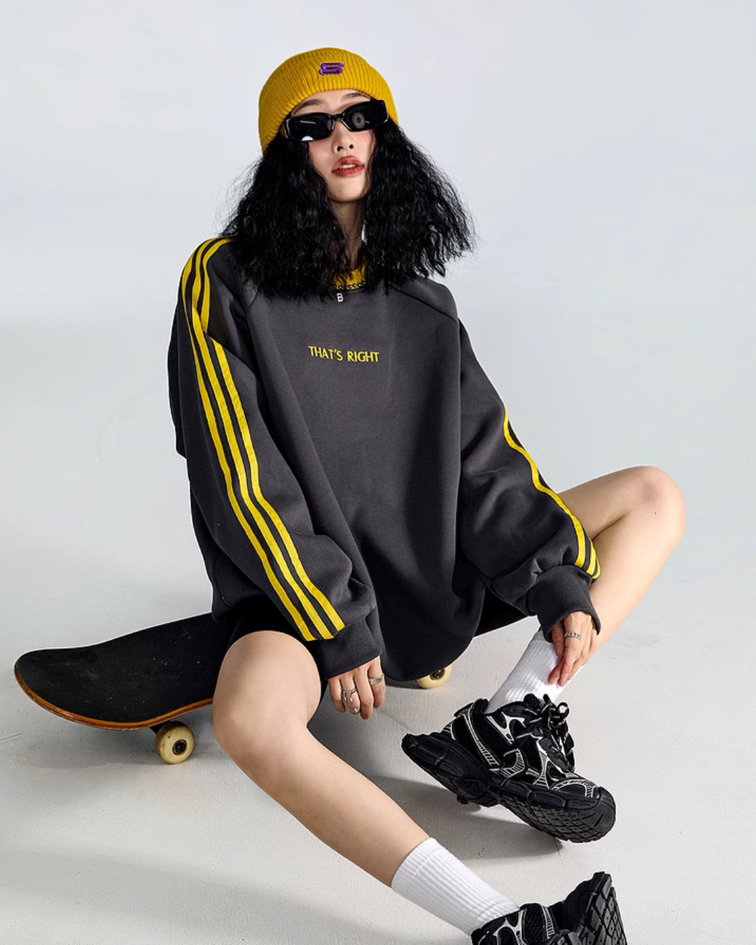 Vintage Striped Crew Neck Tops ICM0058
