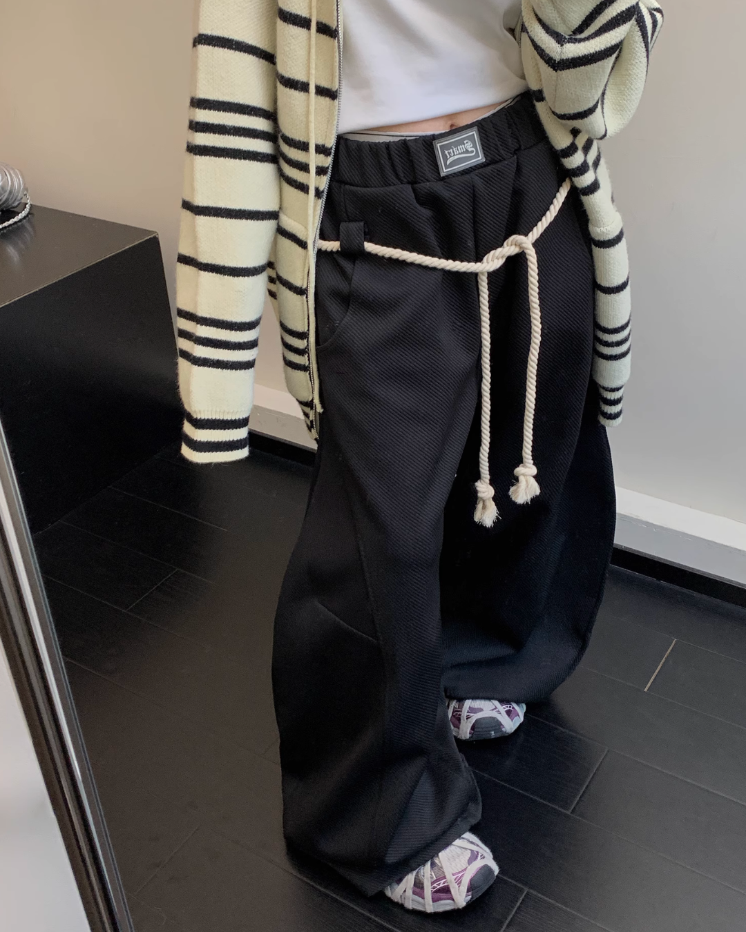 Rope Belt Sweatpants YLS0587