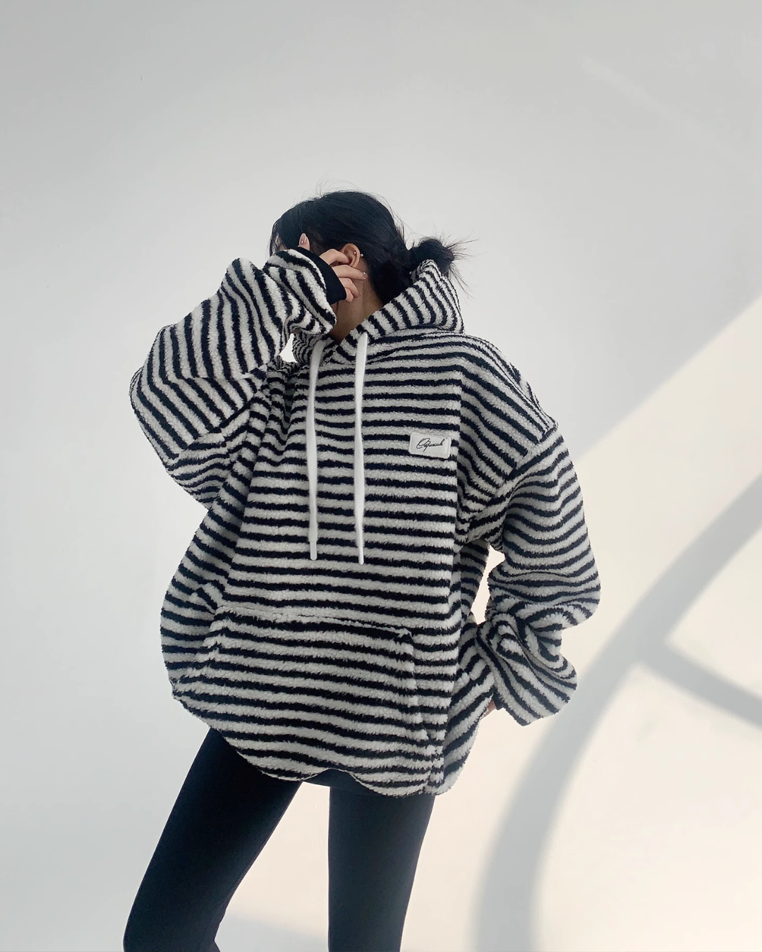 Border Pullover Hoodie YLS0635