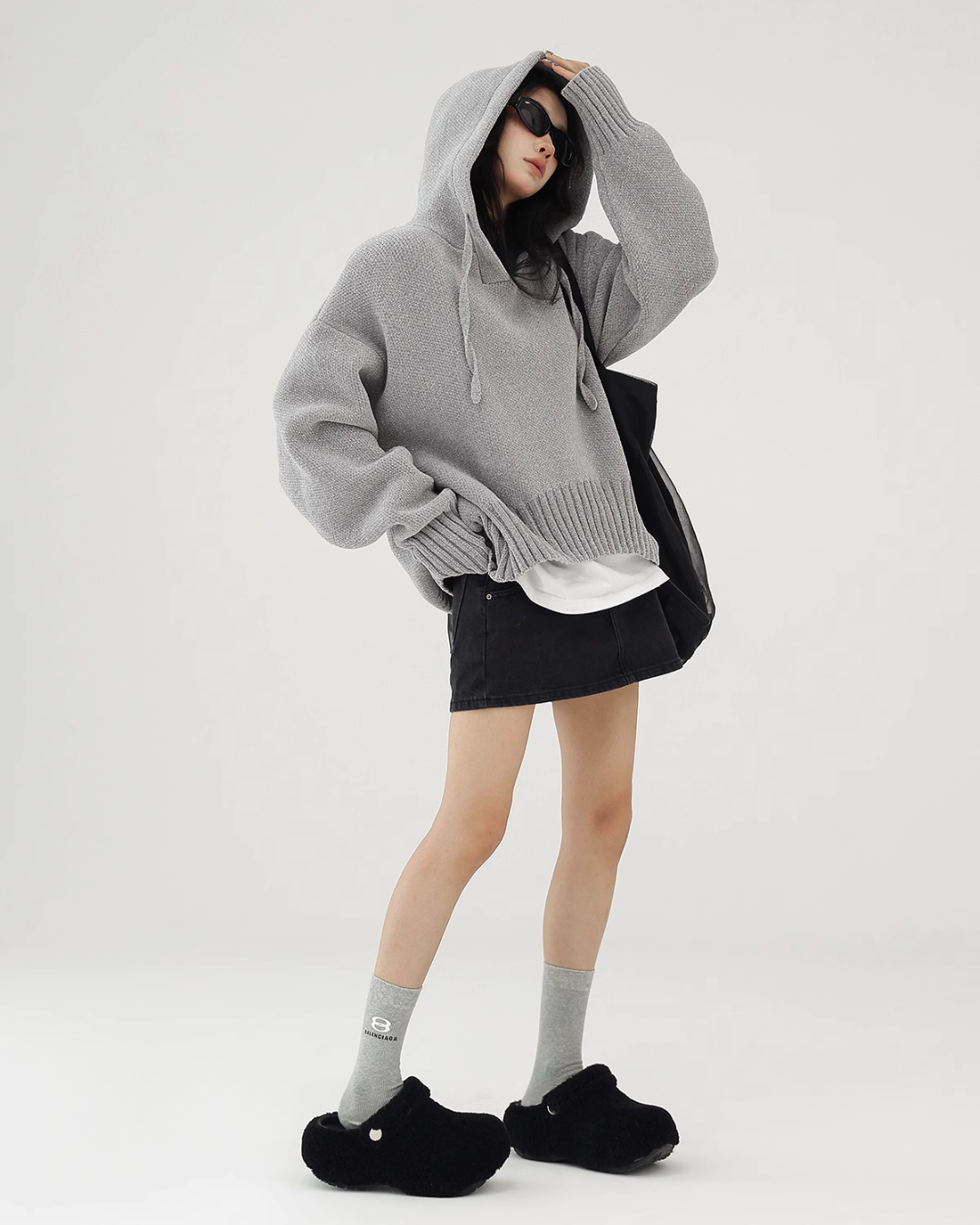 Pullover Knit Hoodie ACS0205