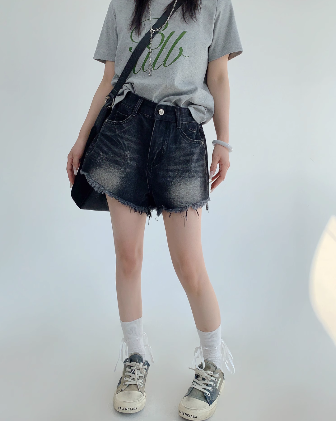 Vintage Denim Short Pants YLS0839