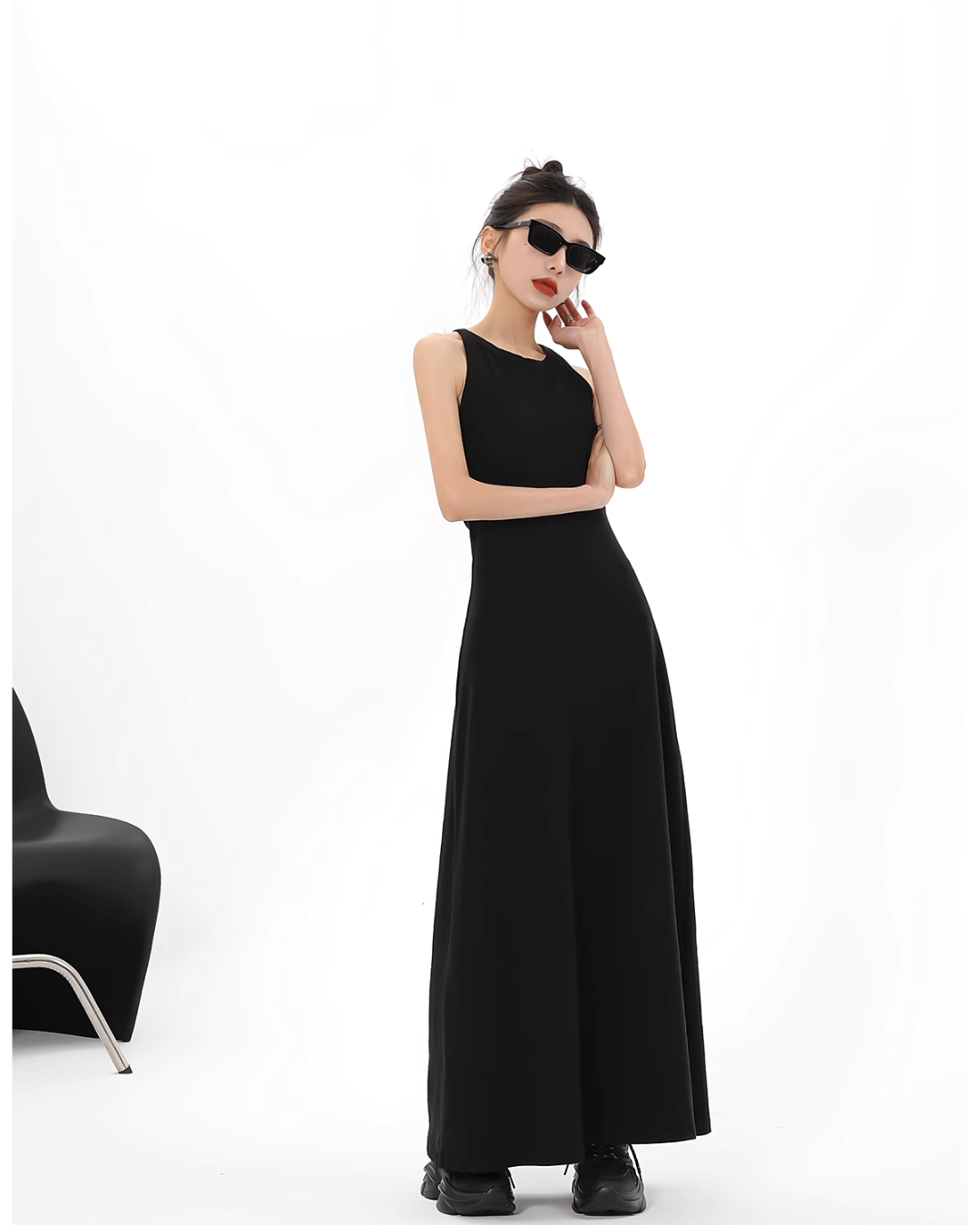 Halter Neck Long Dress SRS0275