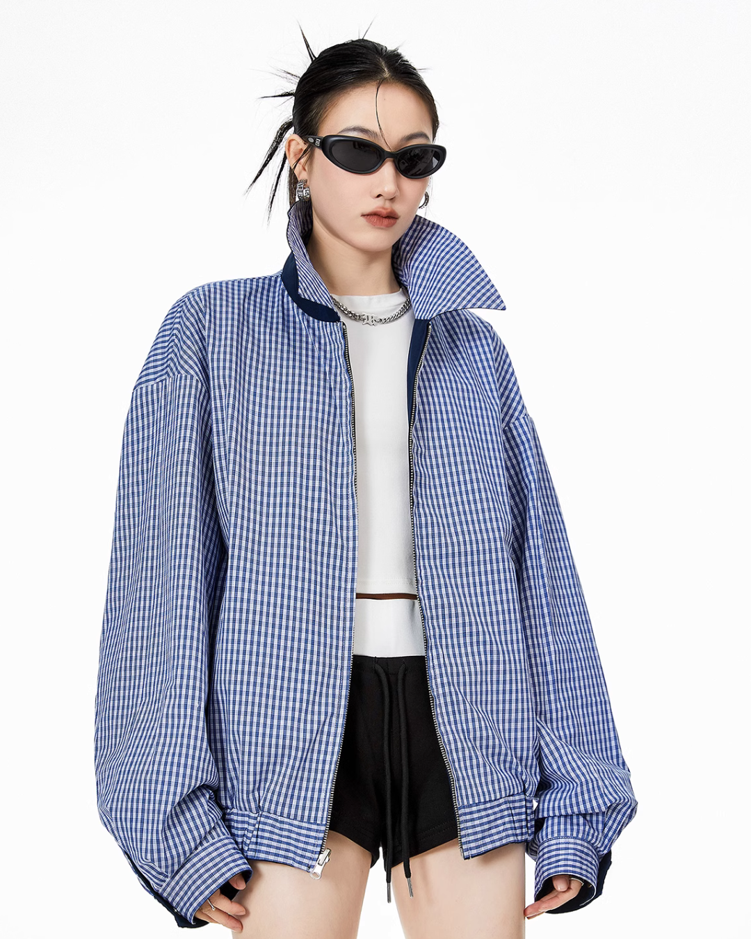 Reversible Plaid Jacket ICM0067