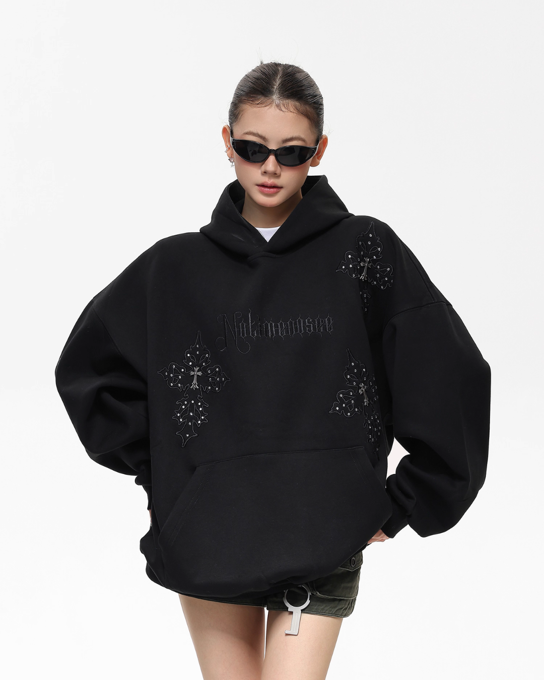 Embroidered Street Loose Hoodie ACS0308
