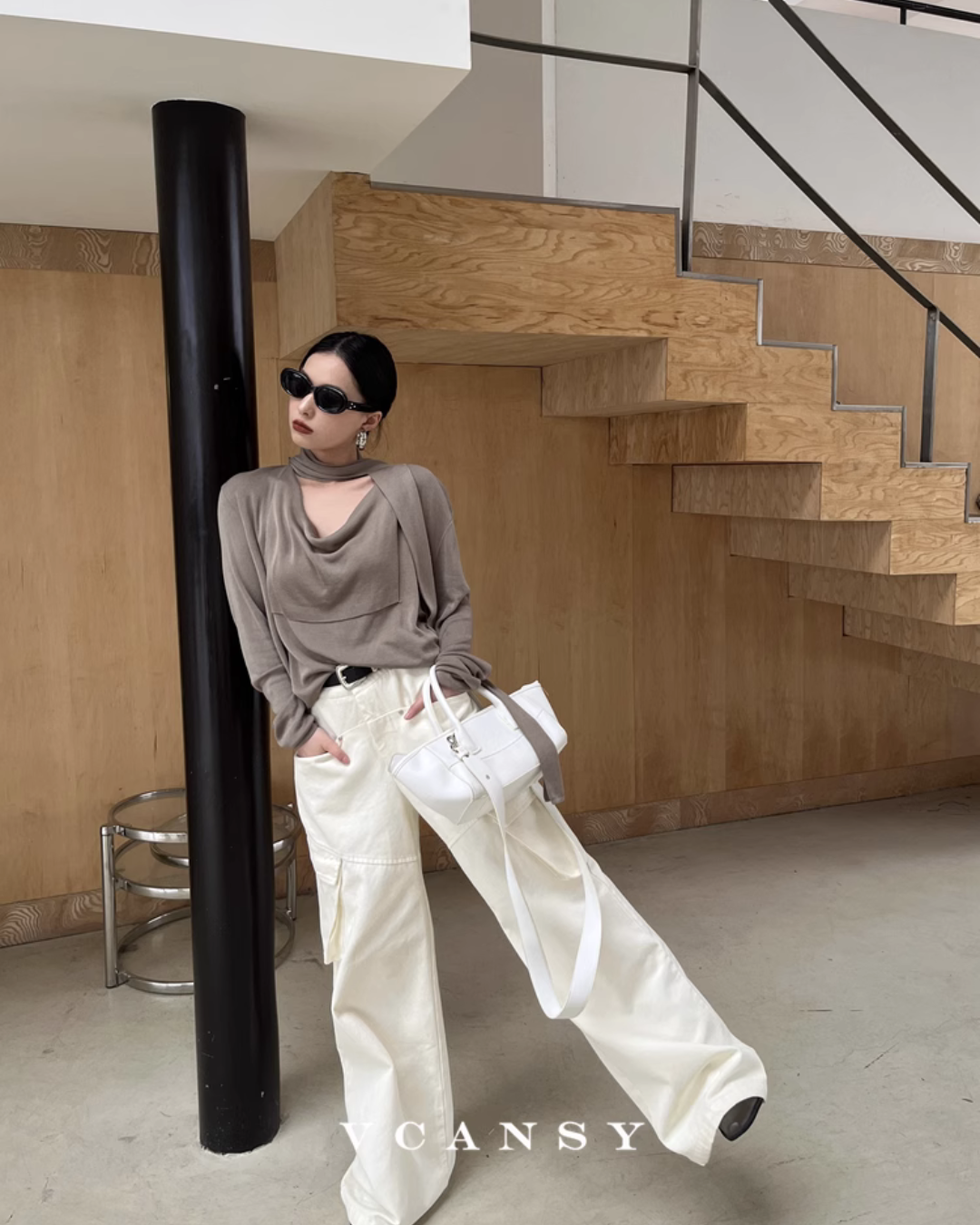 American Street Drape Cargo Pants VCY0057