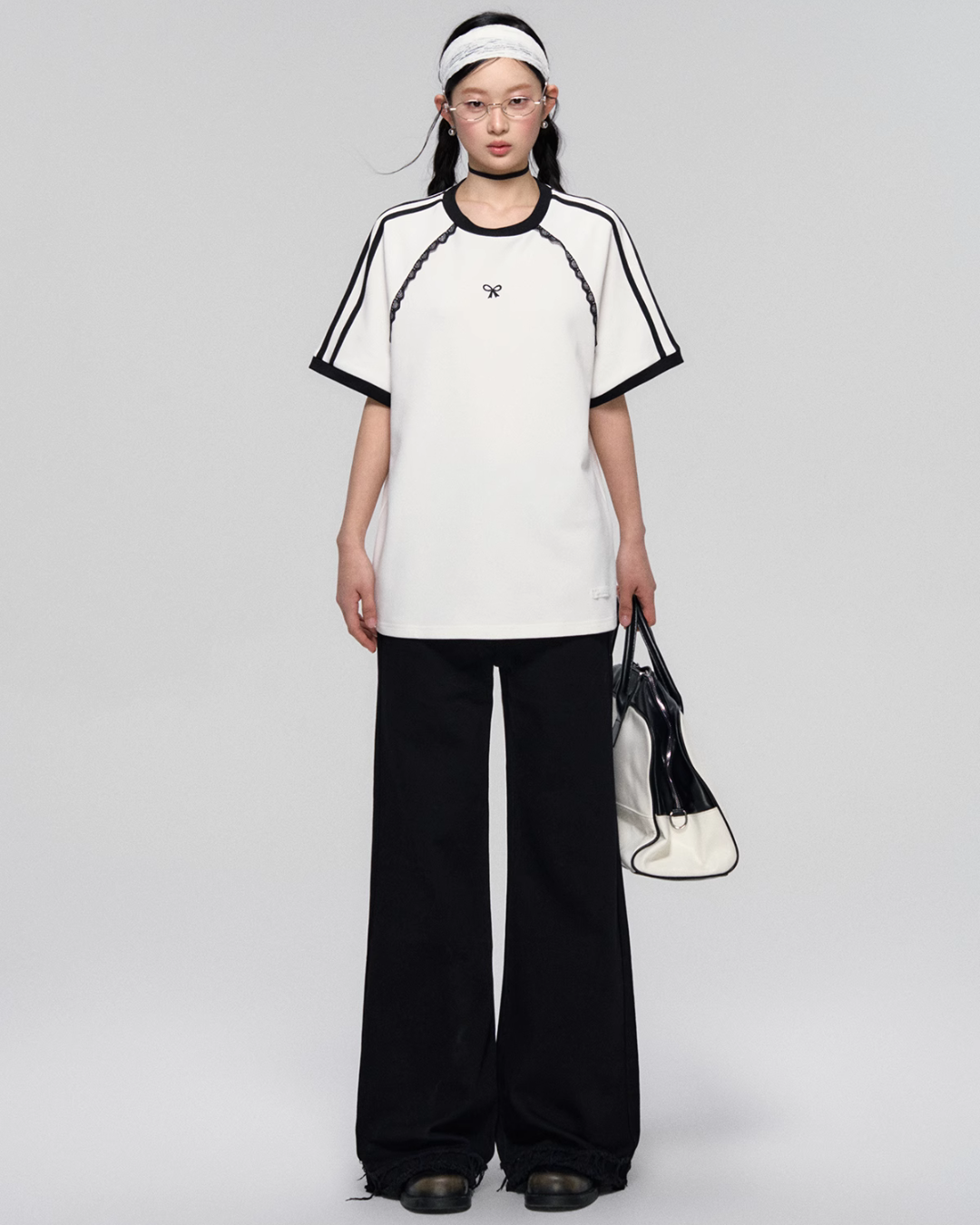 Sideline Race Short Sleeve T-Shirt / Race Tiered Mini Skirt ASG0041